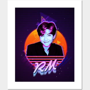 Kim Namjoon Retro Posters and Art